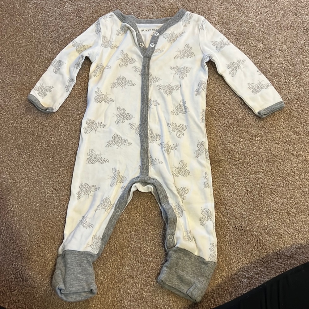 Burt’s bees 3-6 month button down sleeper